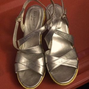 Golden sandals, By Eric Javits New York